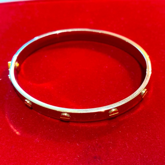 Jewelry - 18K White gold and Yellow gold bangle bracelet